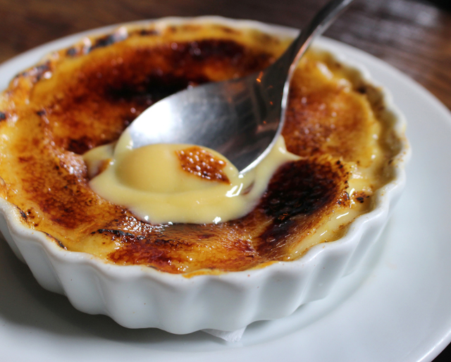 Creme brulê de figos e mel 