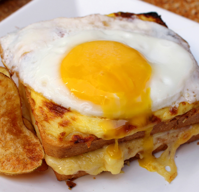 Bem feitíssimo Croque Madame