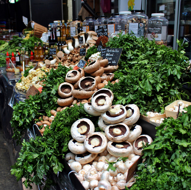 A terra dos cogumelos maravilhosos em Borough Market