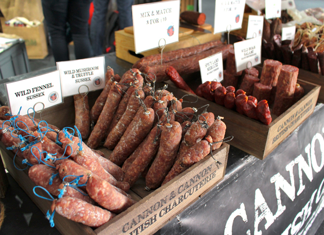 Charcuterie inglesa à venda no Meatopia UK