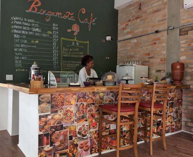 Ambiente do Bergamota Café