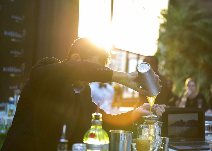 Coquetéis com inspiração diurna: uma das provas da final brasileira do Diageo World Class