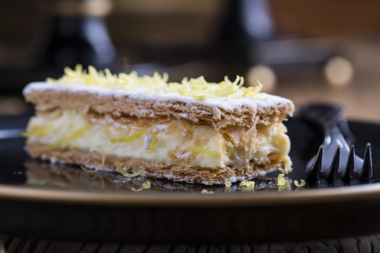 Mil folhas de limão siciliano: um dos 7 sabores do Festival de Mil Folhas da Confeitaria Dama