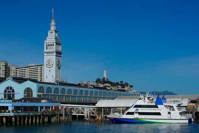 Lindo prédio do Ferry Building Marketplace