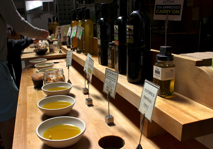 Stonehouse Olive Oil: dezenas de rótulos de azeites de diversas partes do mundo para provar e levar