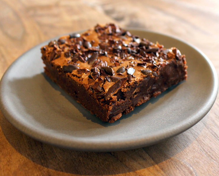 Um dos mais incríveis brownies que já comi na existência. Da chocolateria Dandelion