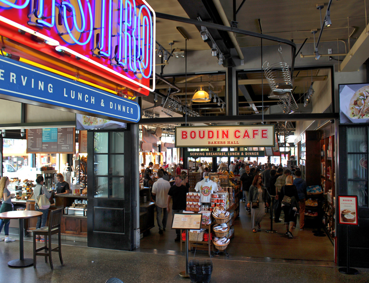 Entrada da Boudin Bakery