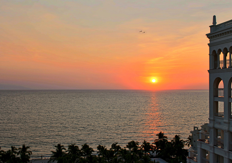 Por do sol em Nuevo Vallarta