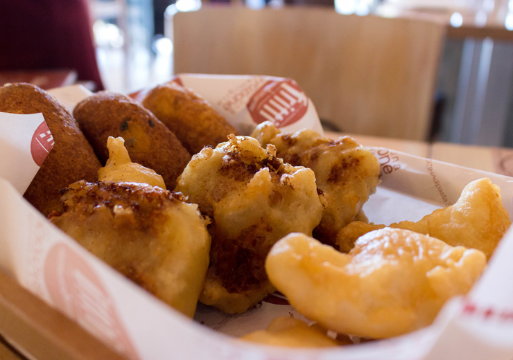 Os famosos Fritti napolitanos na Pizzeria Salvo