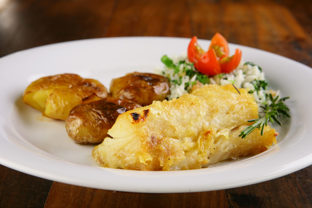 Bacalhau ao forno  1 - Adega Santiago