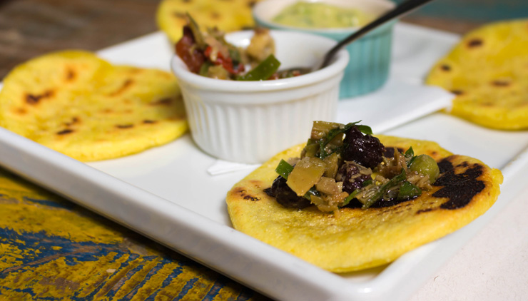 "Chapatis" de mandioquinha, azeite e polvilho: gostoso petisco do Nambu