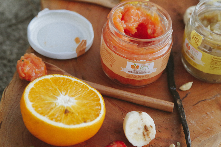 Papinhas com ingredientes 100% orgânicos da Tangerine Petit