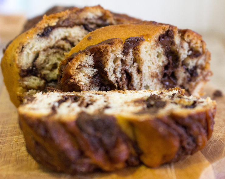 Babka de chocolate da Padaria da Z Deli: massa amanteigada 