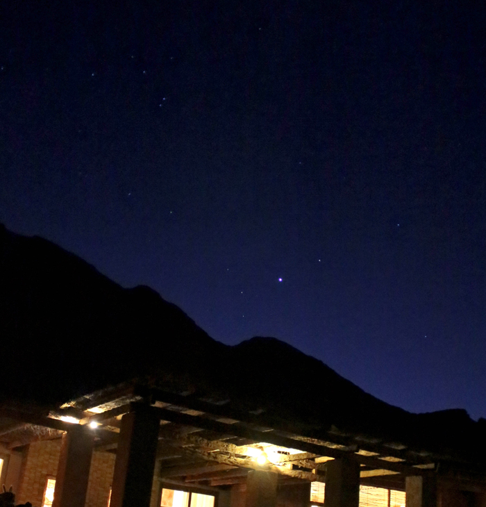 Cai a noite mais estrelada do mundo. No Hotel Alto Atacama