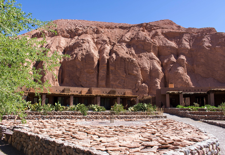 Vista do Hotel Alto Atacama: misturado à paisagem de San Pedro de Atacama