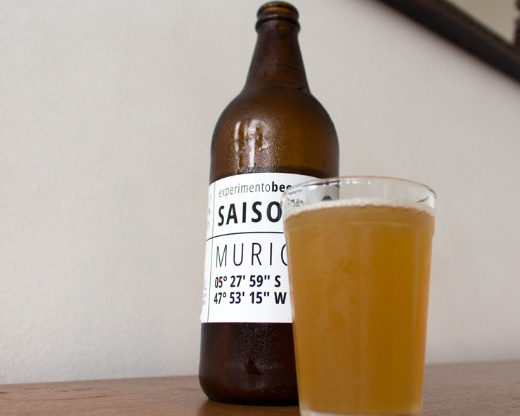 Saison Murici da Experimento Beer: frutas adquiradas em pequenas comunidades