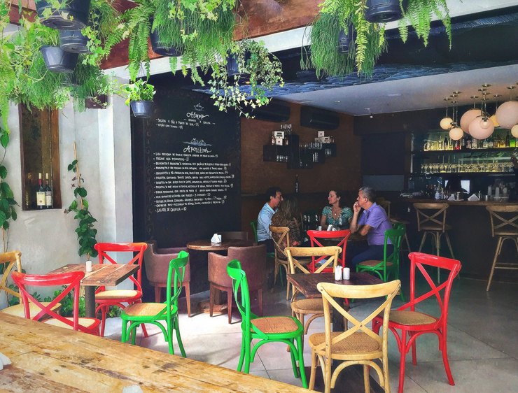 Ambiente do novo Due, bar do Due Cuochi aberto bem ao lado do restaurante