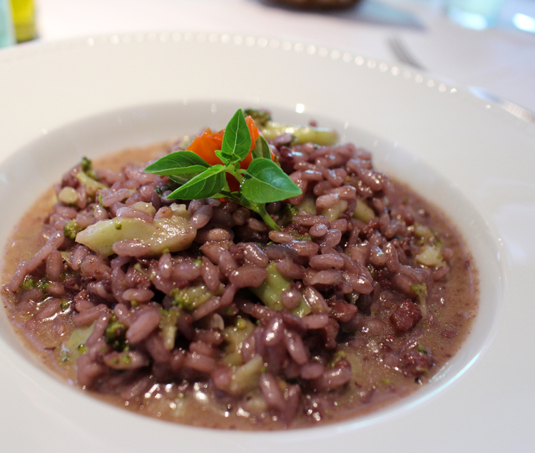 Risotto al Chianti do Casa Ravioli