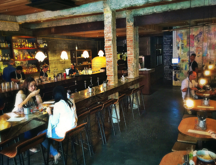 Ambiente do bar Peppino, no Itaim